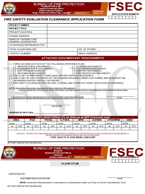 fsed forms